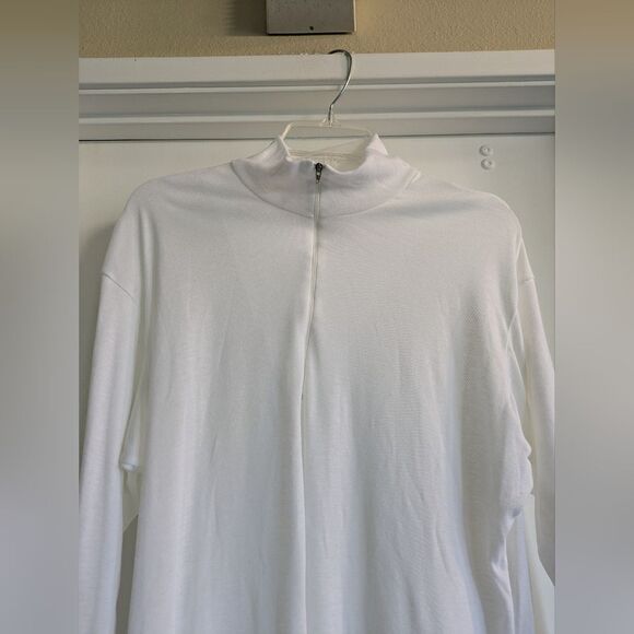Patagonia capilene 1/4 zip White Long Sleeve Men's Shirt - Picture 2 of 6